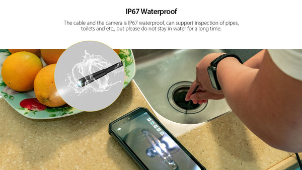 Ulefone Endoscope E1, IP67 waterproof, Semi-rigid Cable