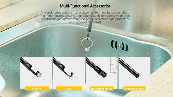 Ulefone Endoscope E1, IP67 waterproof, Semi-rigid Cable