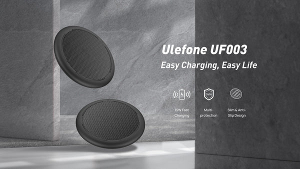 Ulefone UF003 15W Qi Wireless Charging Pad, Anti-Slip Design