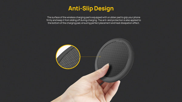 Ulefone UF003 15W Qi Wireless Charging Pad, Anti-Slip Design