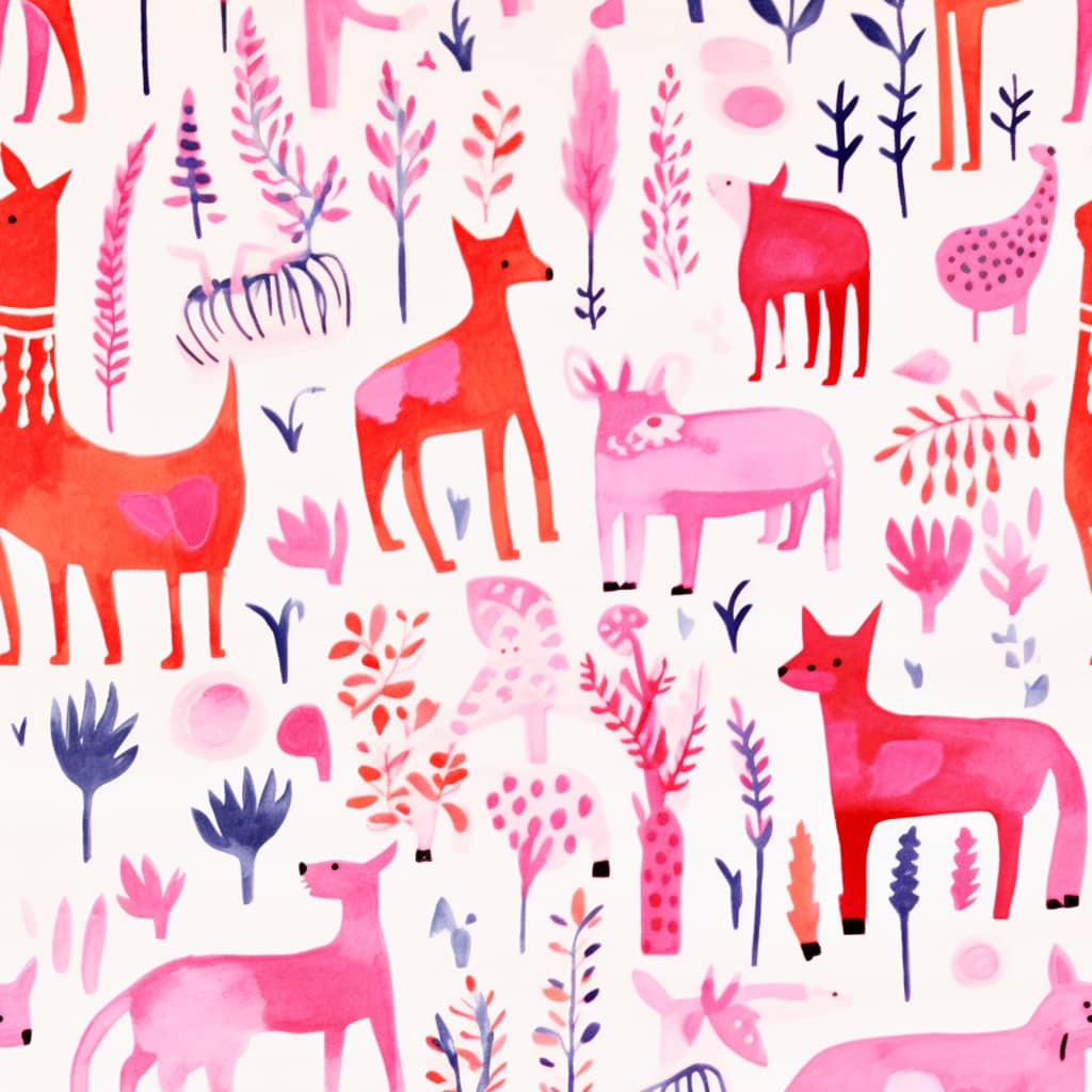 a pattern of pink shade by Midjourney art