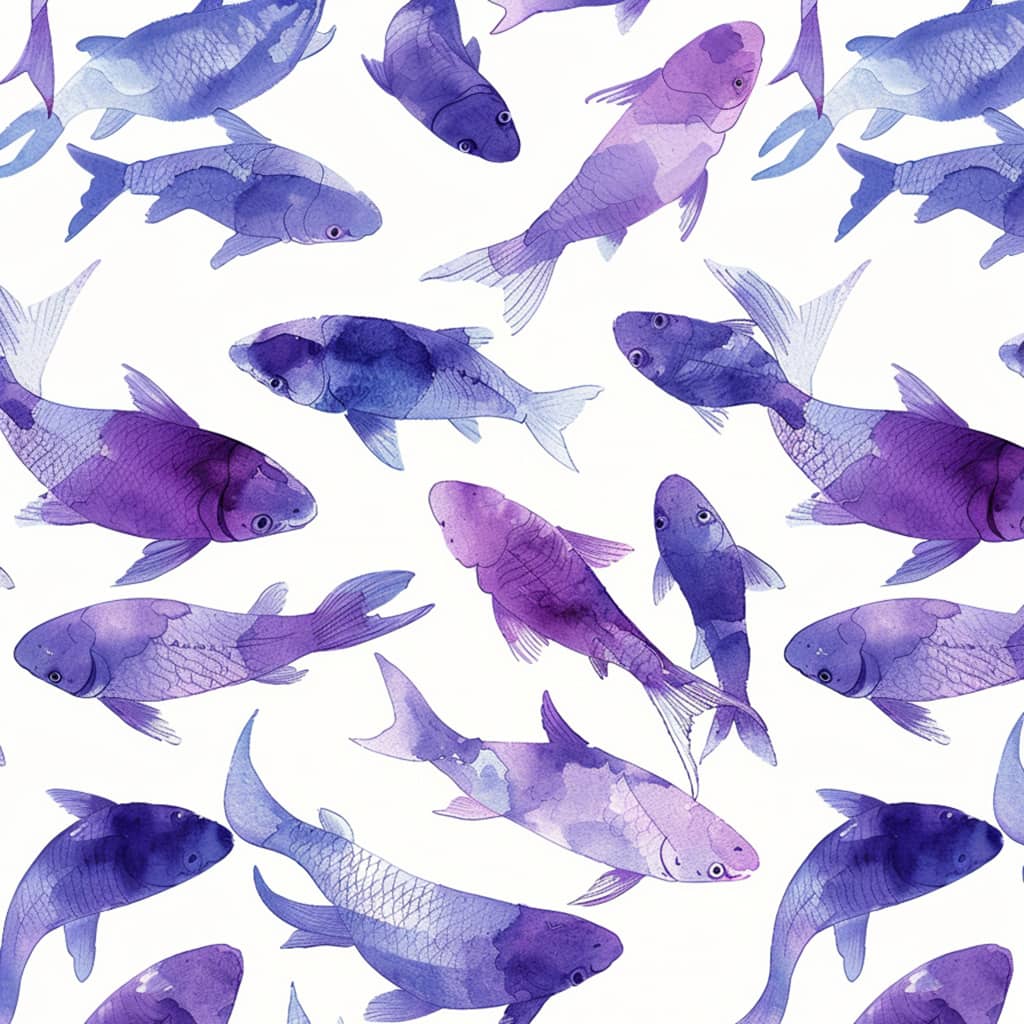 un motif de teinte violette réalisé par l'artiste Instagram Midjourney