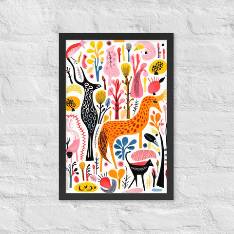 wall art room decor by colorful AI art