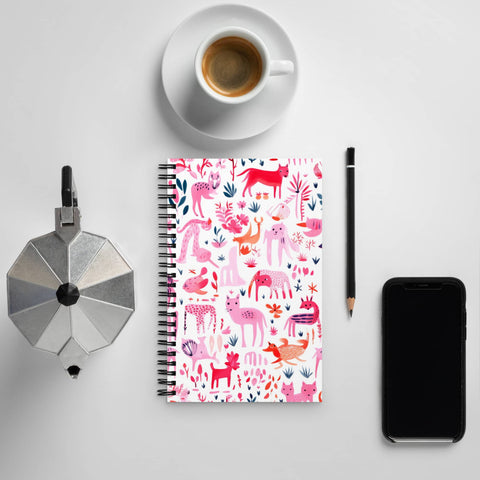 spiral notebook desk decor by surreal AI art