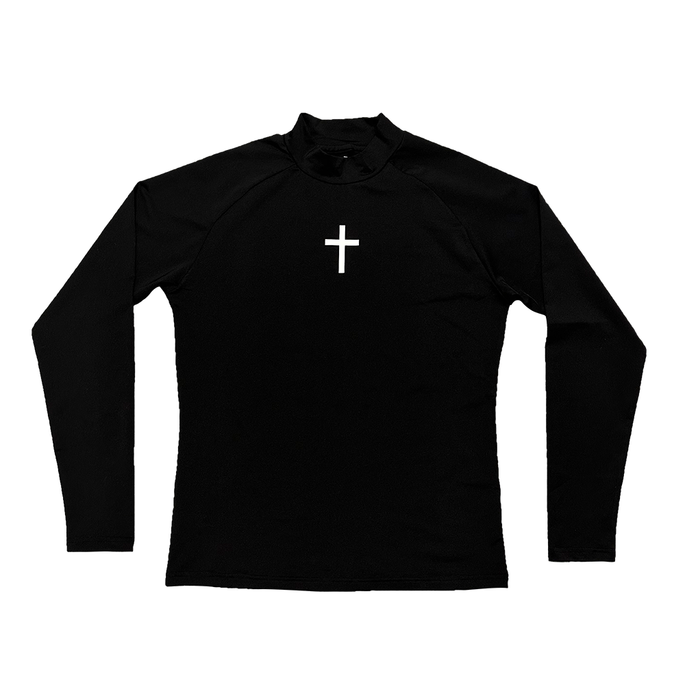 Cross Long Sleeve Compression - White – Saint Kaizen