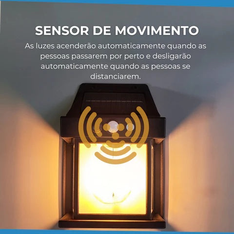 Luminária Solar Decorativa