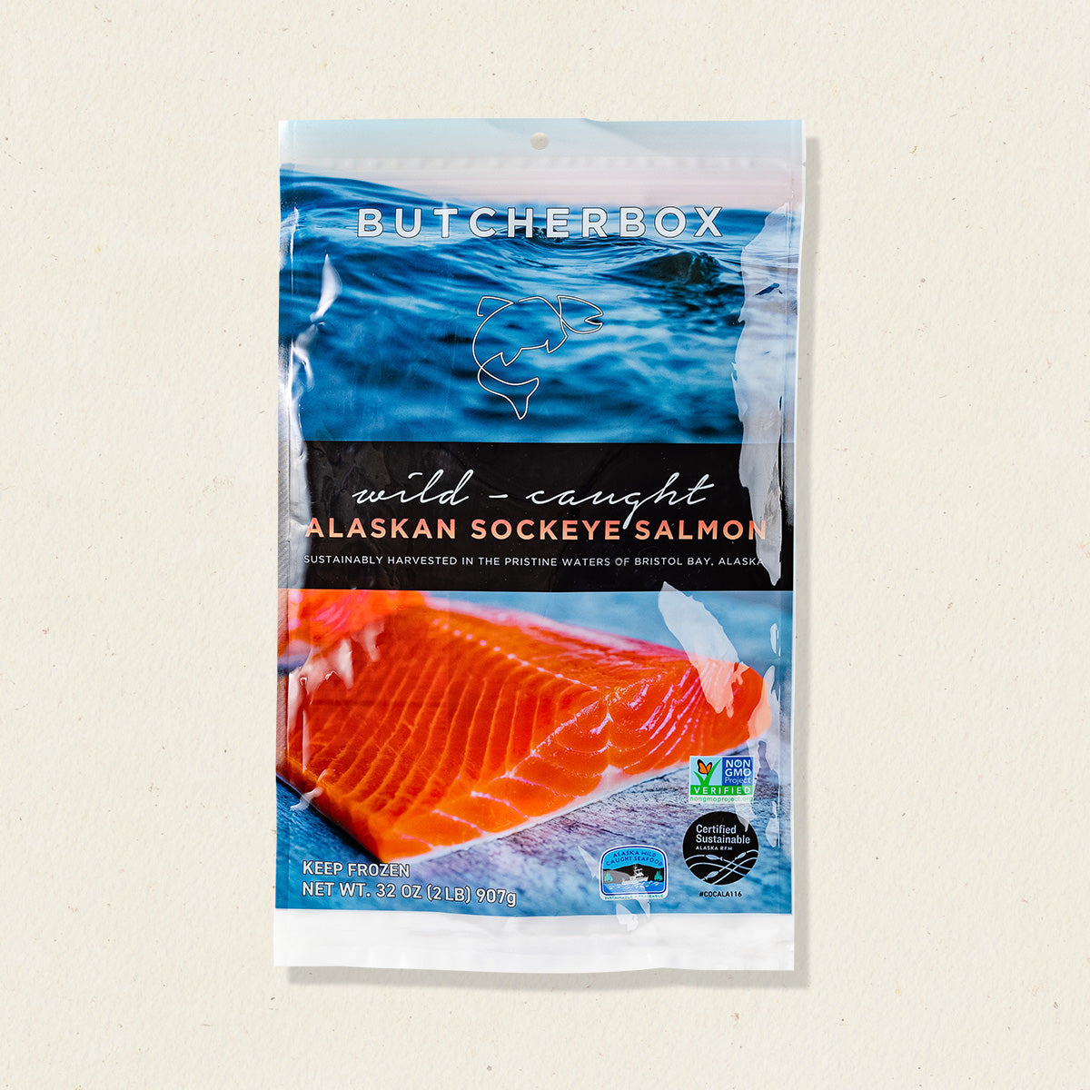 Wild Caught Sockeye Salmon, Monthly Fish Delivery