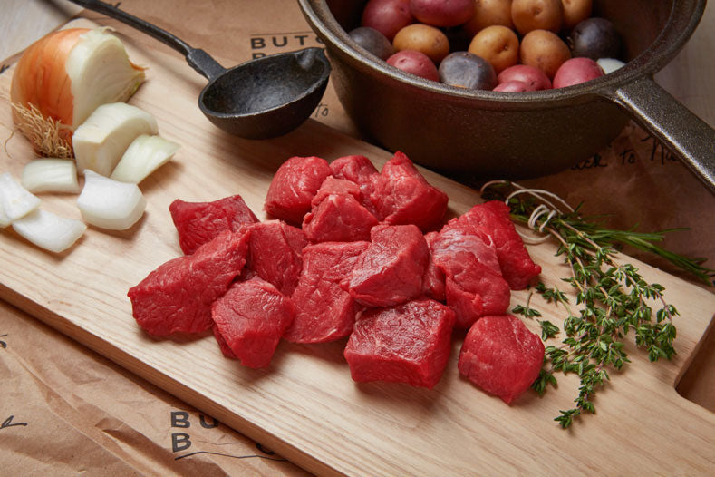 100% Grass-Fed, Pasture-Raised Stew Beef