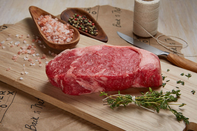 100% Grass-Fed, Pasture-Raised Thick Cut New York Strip