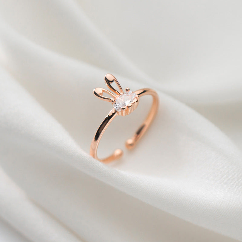 Radiant Bunny Ring 925 Sterling