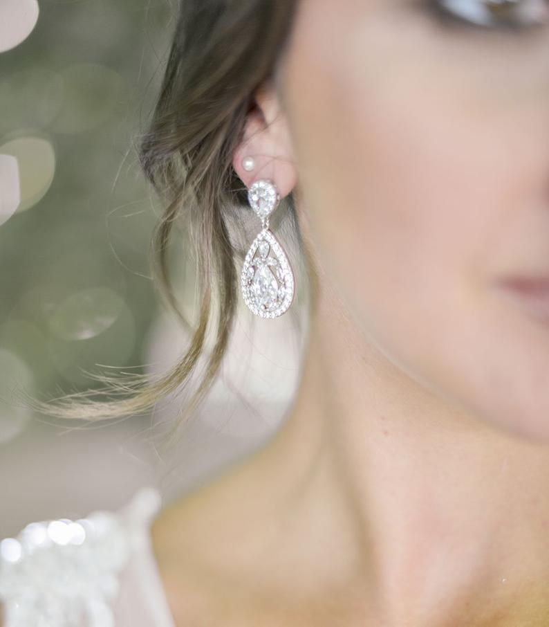 brides earrings