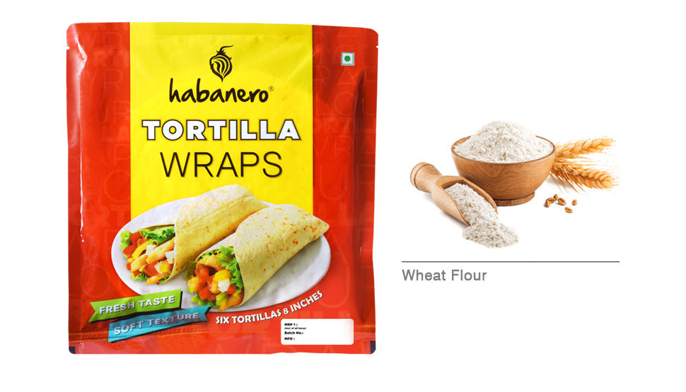 Habanero Tortilla Wrap, Pasta Sauce, Dips