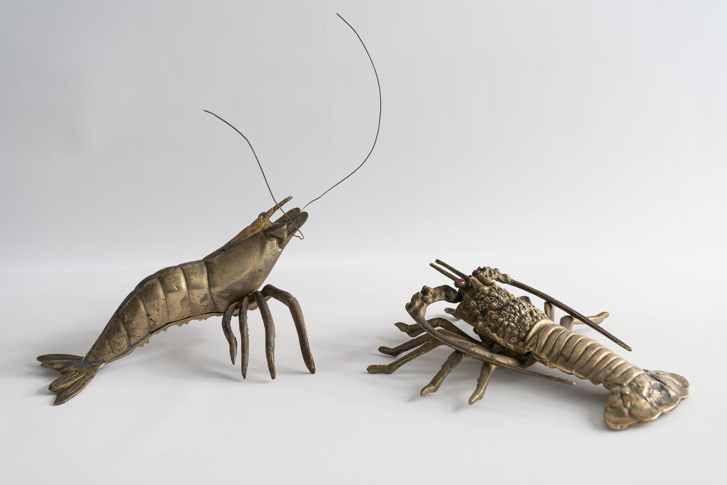 Vintage Brass Sea Creatures Lobster/ Crawfish - Set of 2 – The