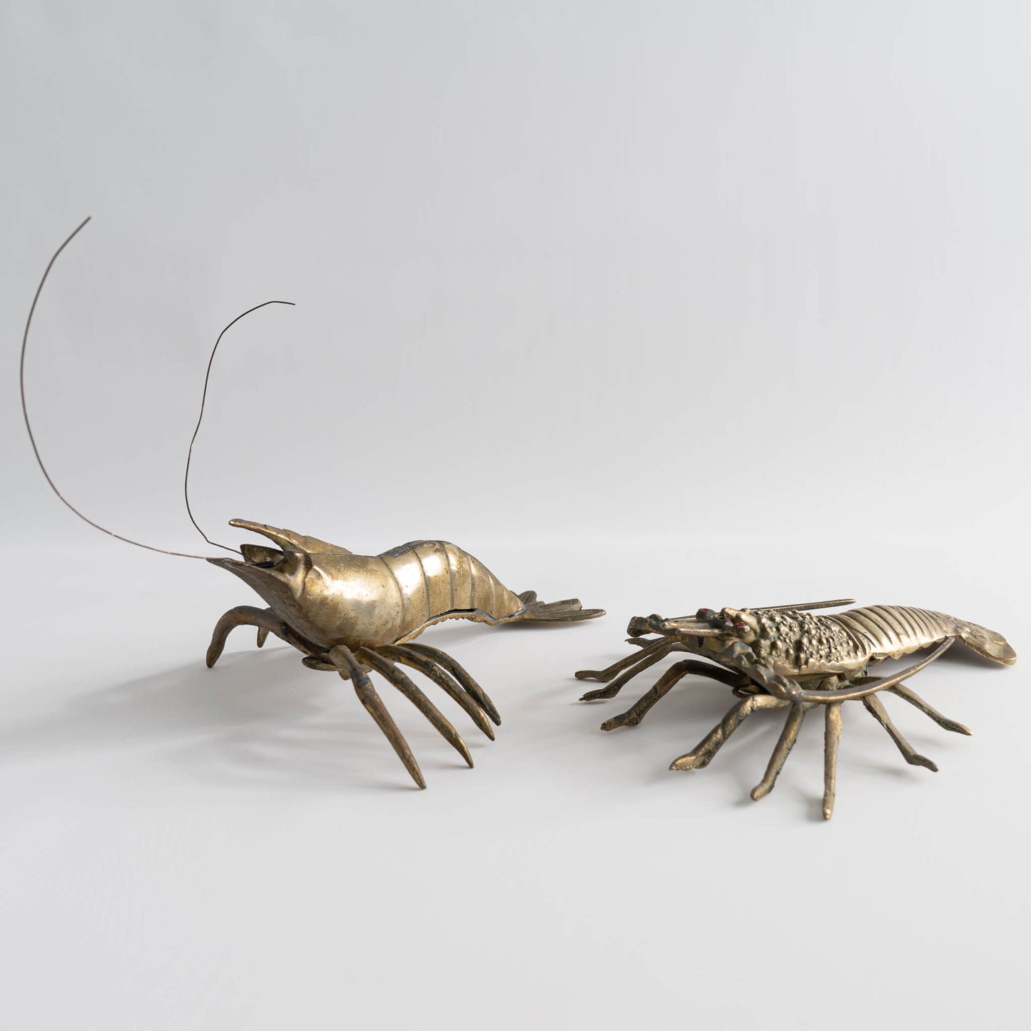 Vintage Brass Sea Creatures Lobster/ Crawfish - Set of 2 – The