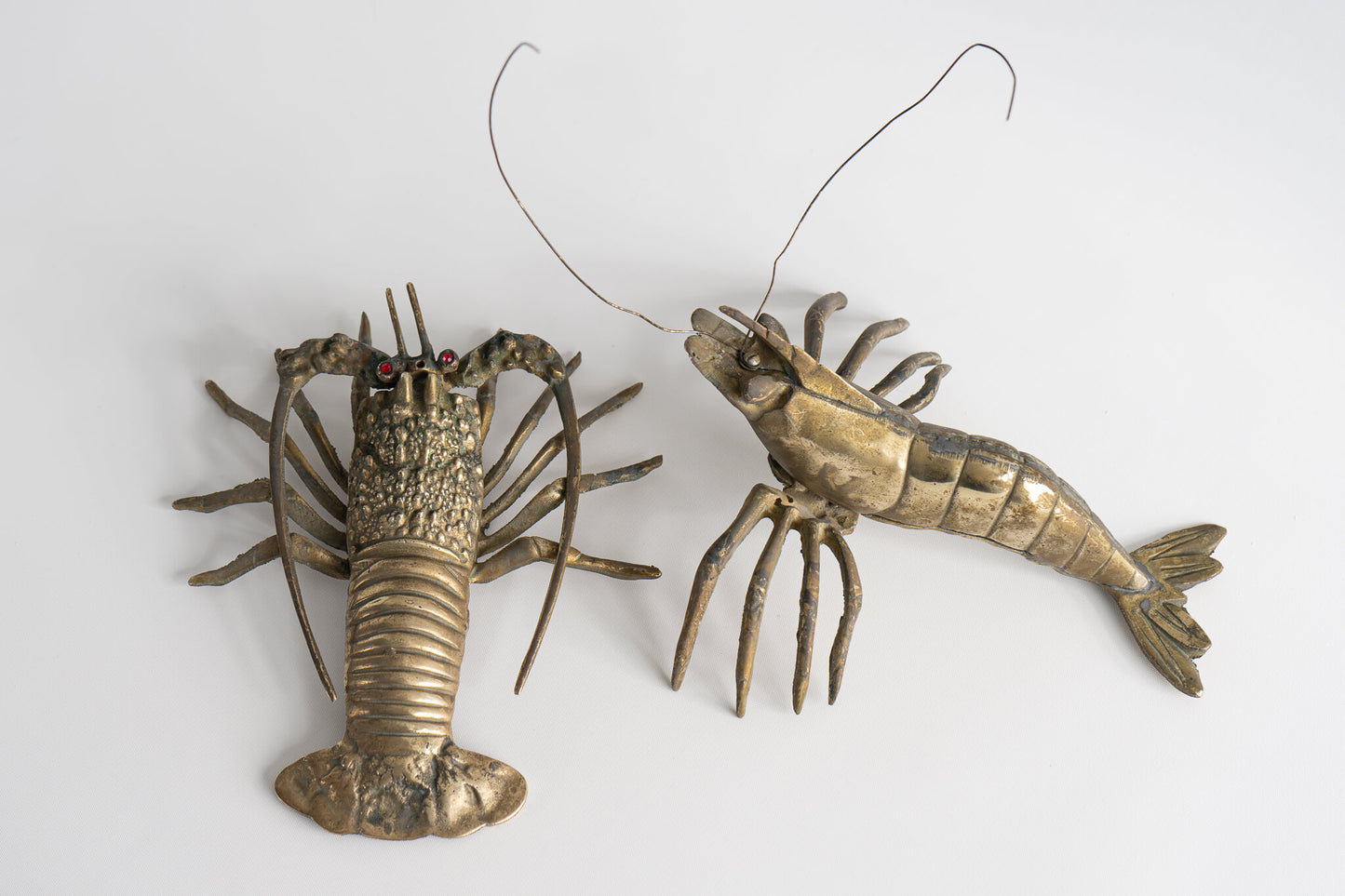 Vintage Brass Sea Creatures Lobster/ Crawfish - Set of 2 – The