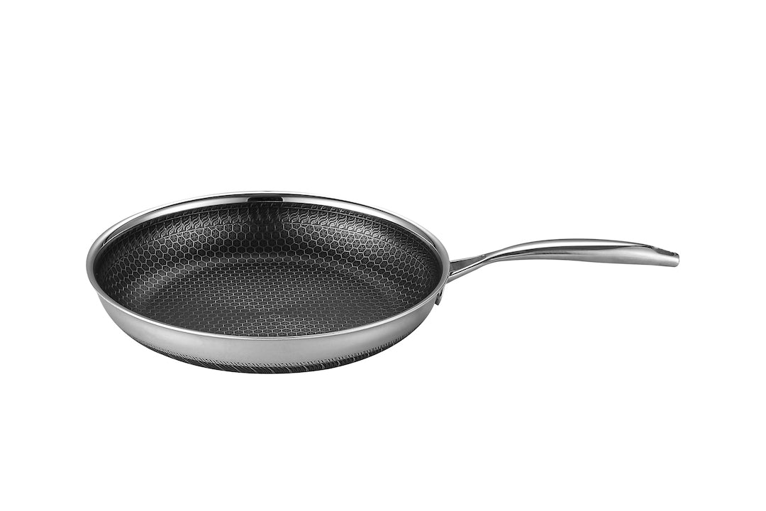 Se Sumisu - Fusion Non-stick Stegepande Ø30 cm - Ildfast op til 300 grader - Tåler Opvaskemaskine - Tåler Metalredskaber - Til induktion og gas hos Sumisu.dk