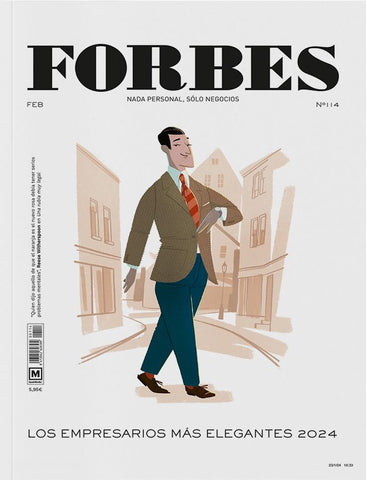 Portada Forbes:  Los empresarios más elegantes 2024