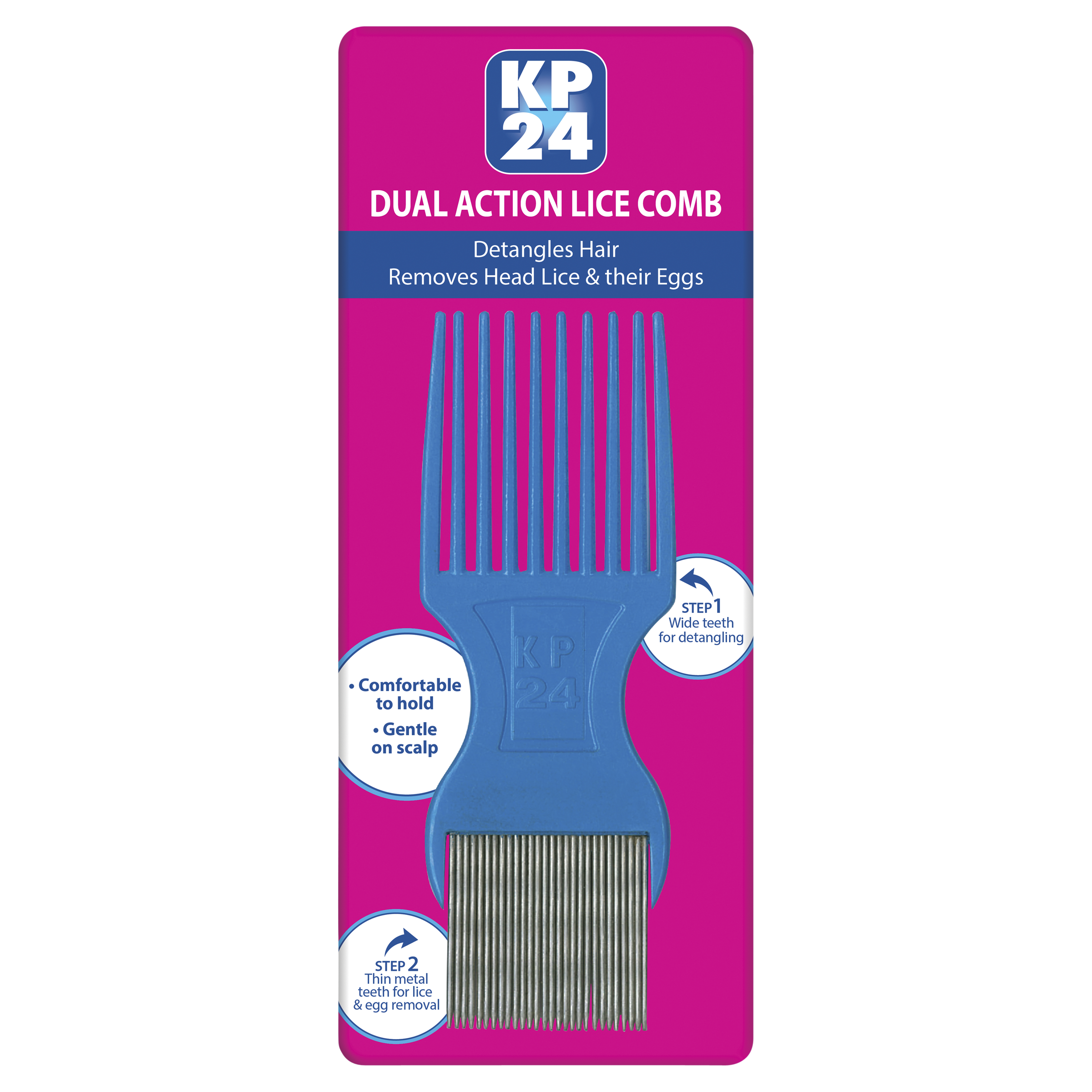 Order KP24 Dual Action Metal Lice Comb | Aussie Pharmacy