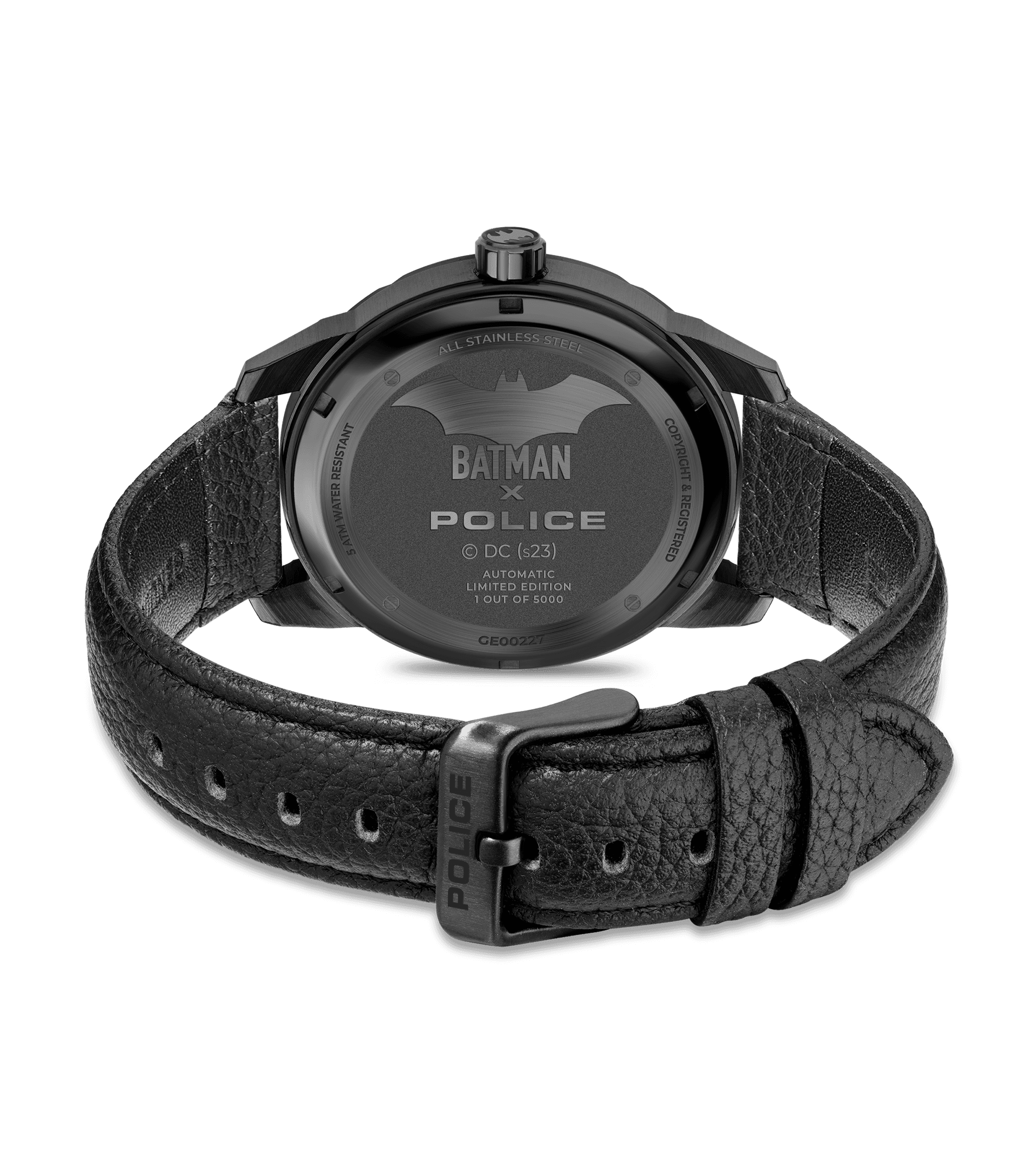 Police watches - Reloj Lanshu Police Para Hombre Negro, Negro