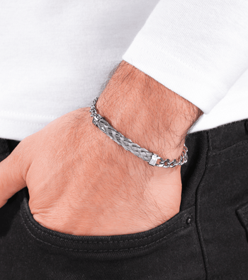 Police jewels - Crossed Bracelet Police For Men PEAGB0032402