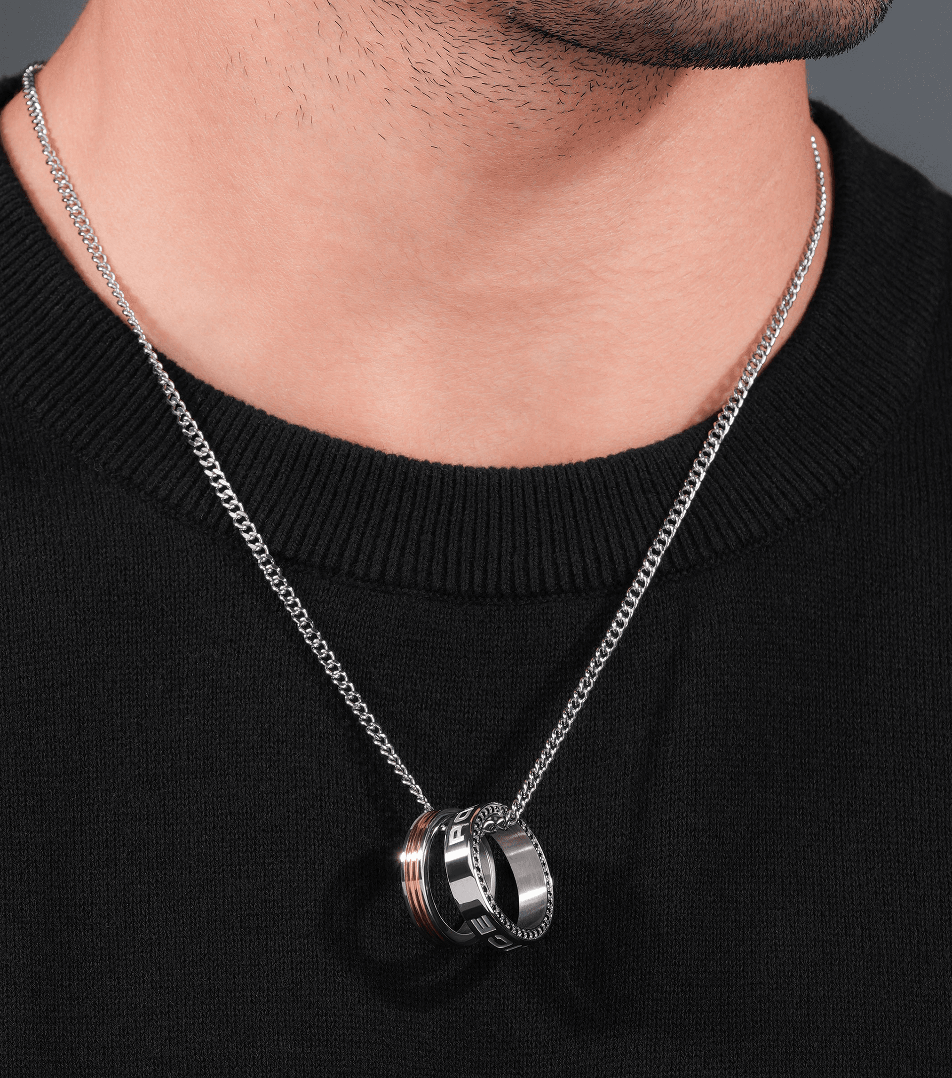 Police jewels - Duo Necklace Police For Men PEAGN0032701