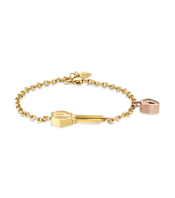 Key Bracelet in Gold | KLENOTA