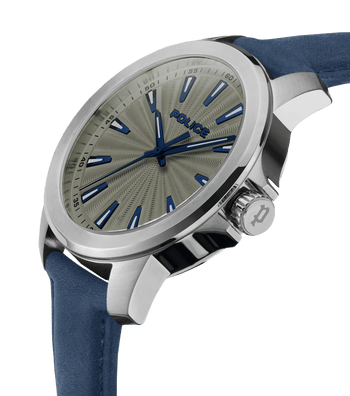 Police watches Mensor Silver Police Men Blue, For Watch 