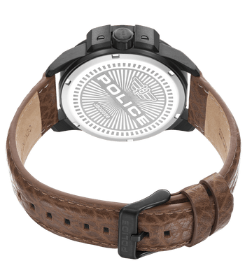 Police watches - Underlined Watch Police For Men Brown, Black
