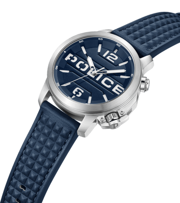 Reloj POLICE Hombre (Piel - Azul)