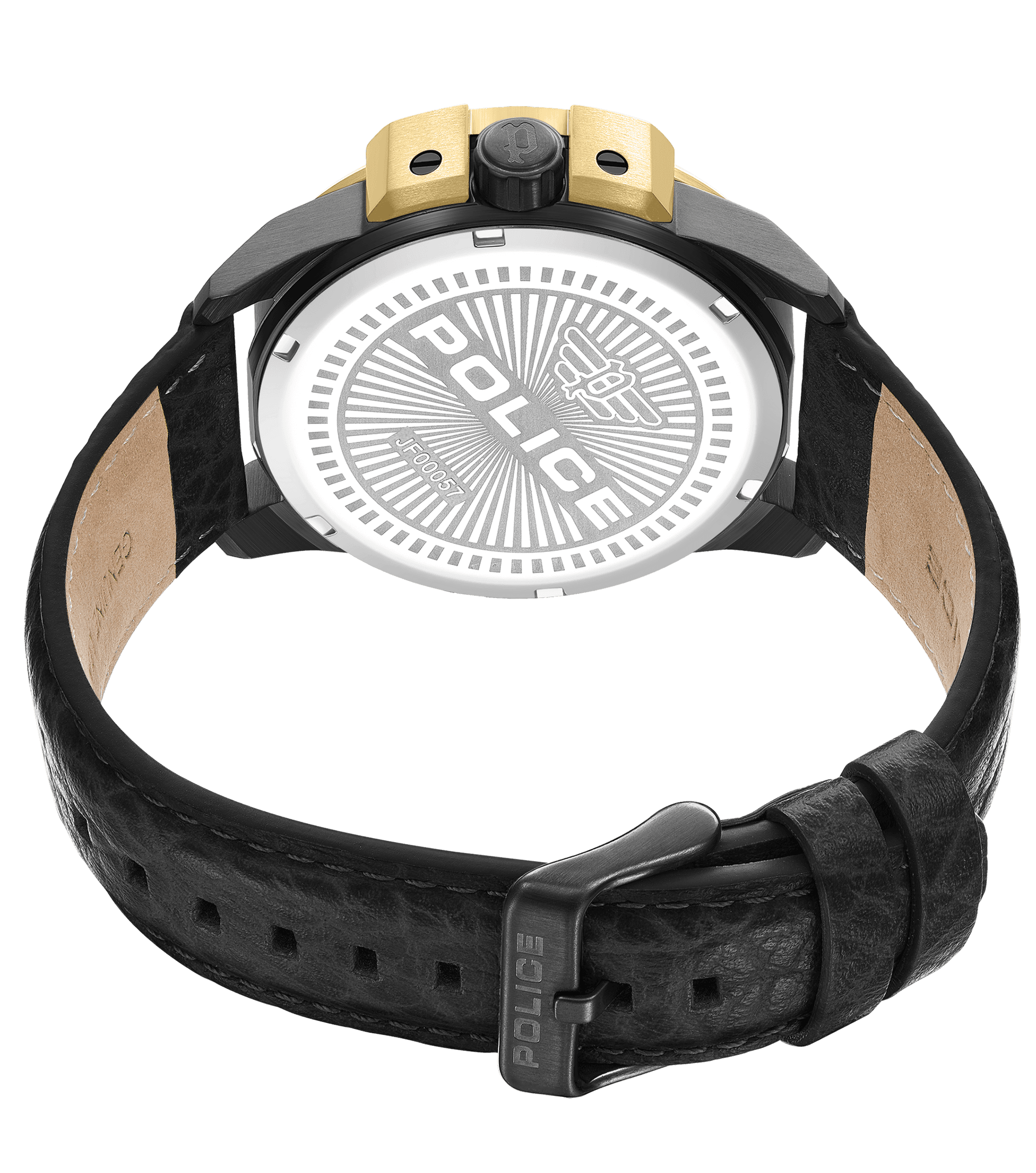 Police watches - Saleve Watch Police For Men Black, Silver