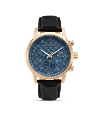 Reloj POLICE Hombre (Piel - Azul)