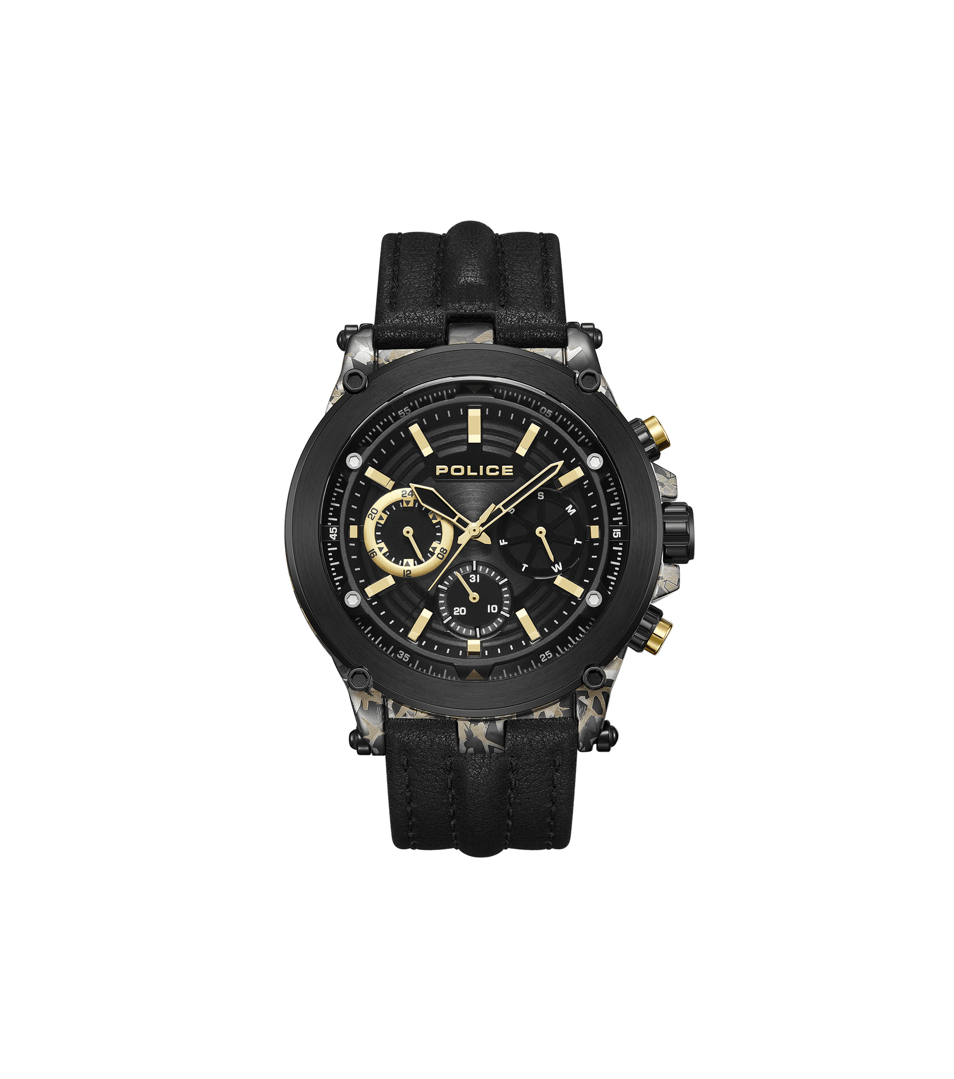 Police watches - Reloj Leptis Police Para Hombre Negro, Negro