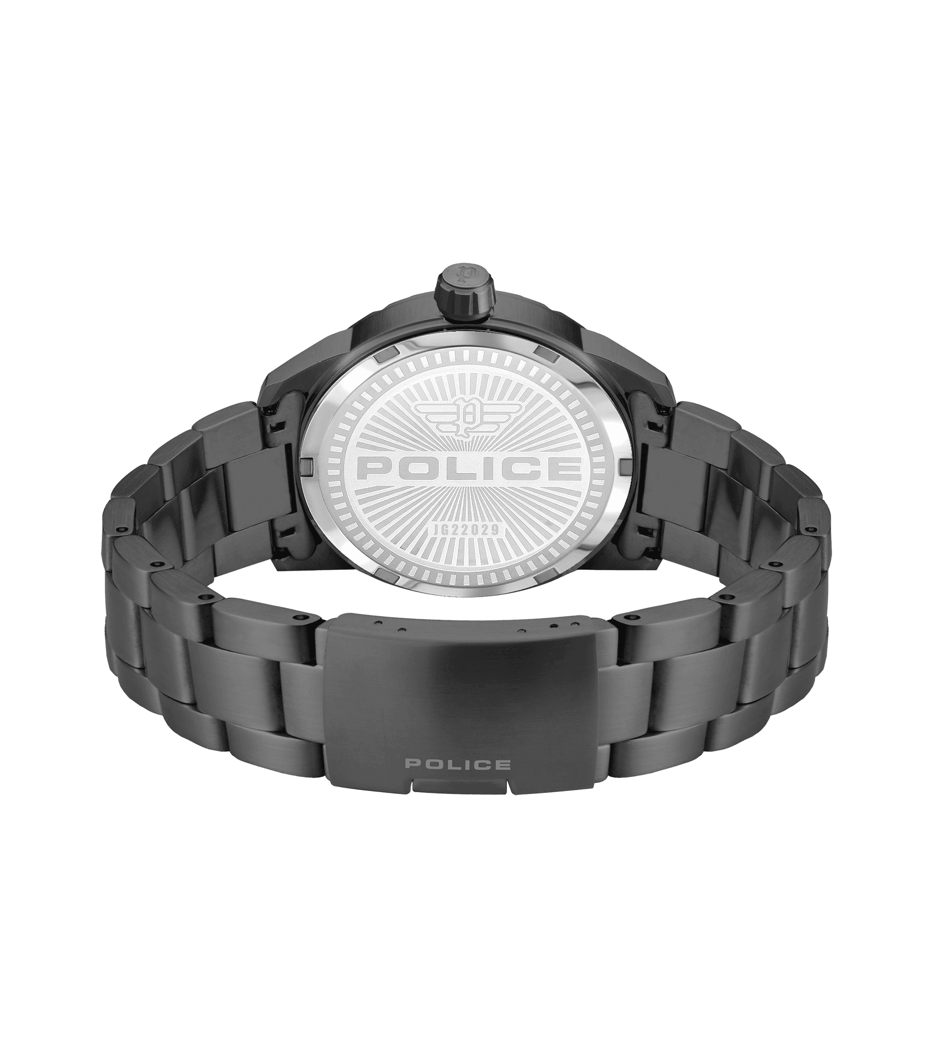 Police Relojes Vertex Reloj analógico de cuarzo para hombre con pulsera de  acero inoxidable PEWJG2108502, Negro -, PEWJG2108502