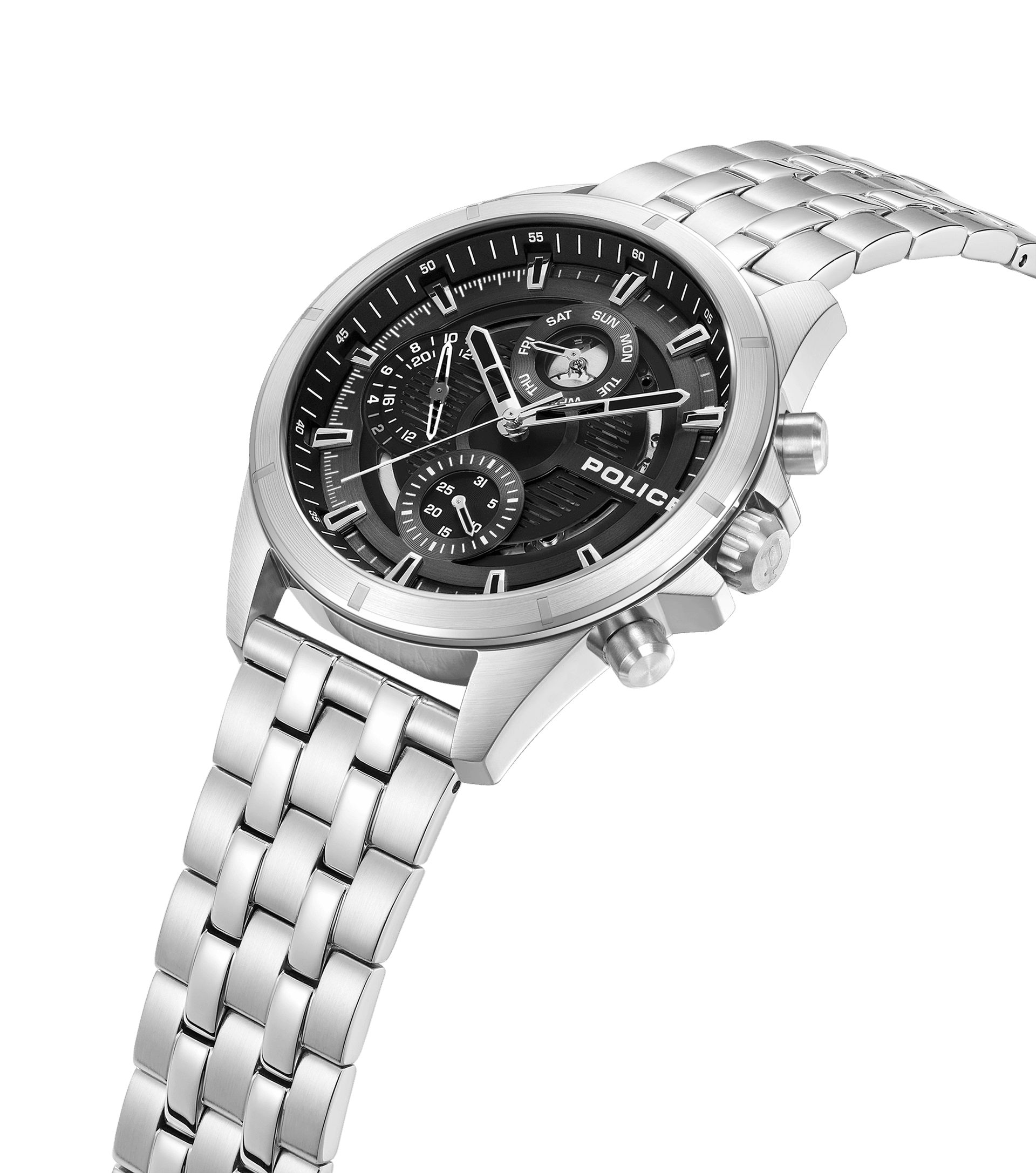 Police watches - Malawi Silver Watch Police Men Silver, For