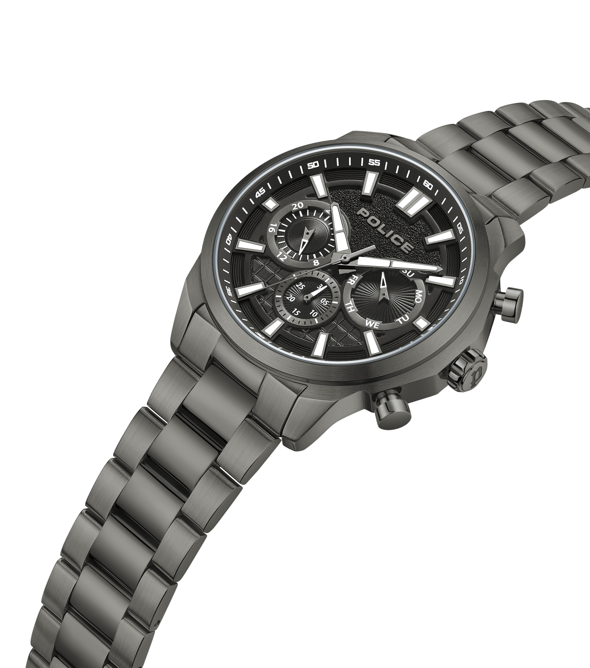 Police watches - Zenith Men For Police Silver, By Silver Watch