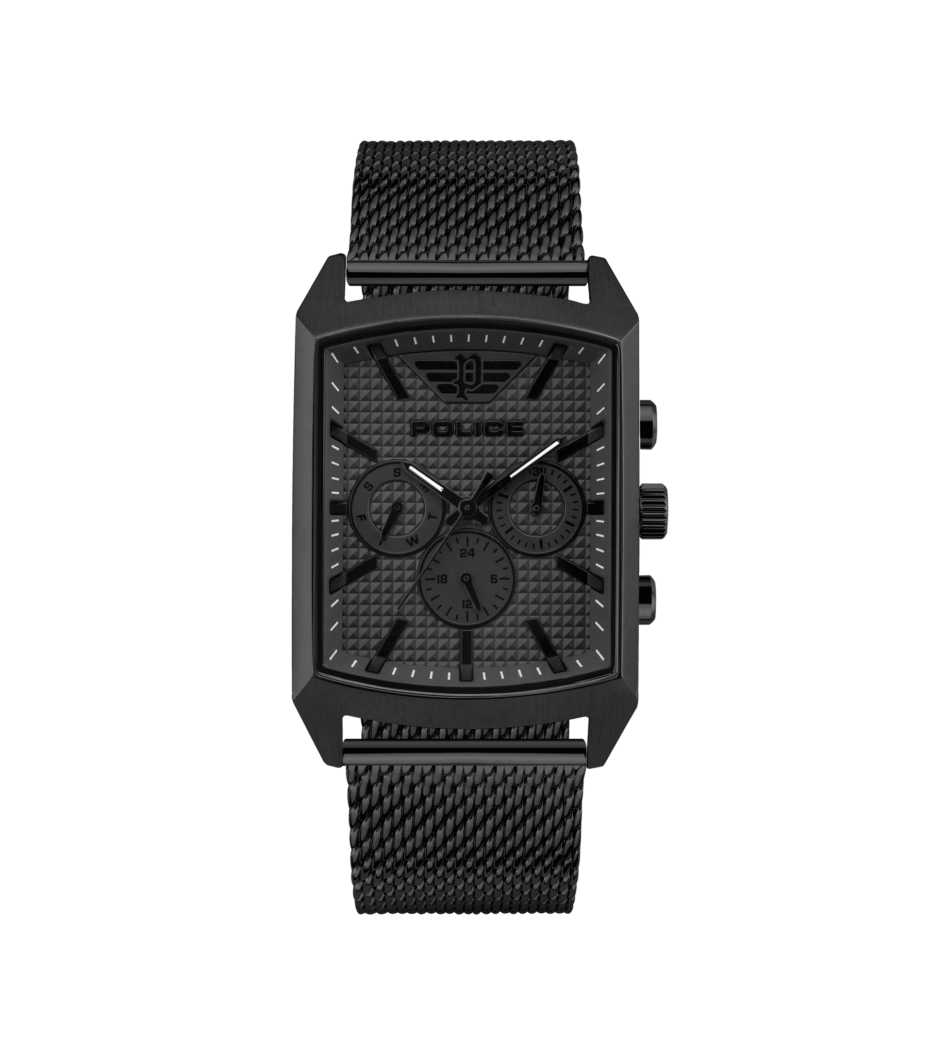 Police watches - Reloj Menelik Police Para Hombre Marrón, Negro