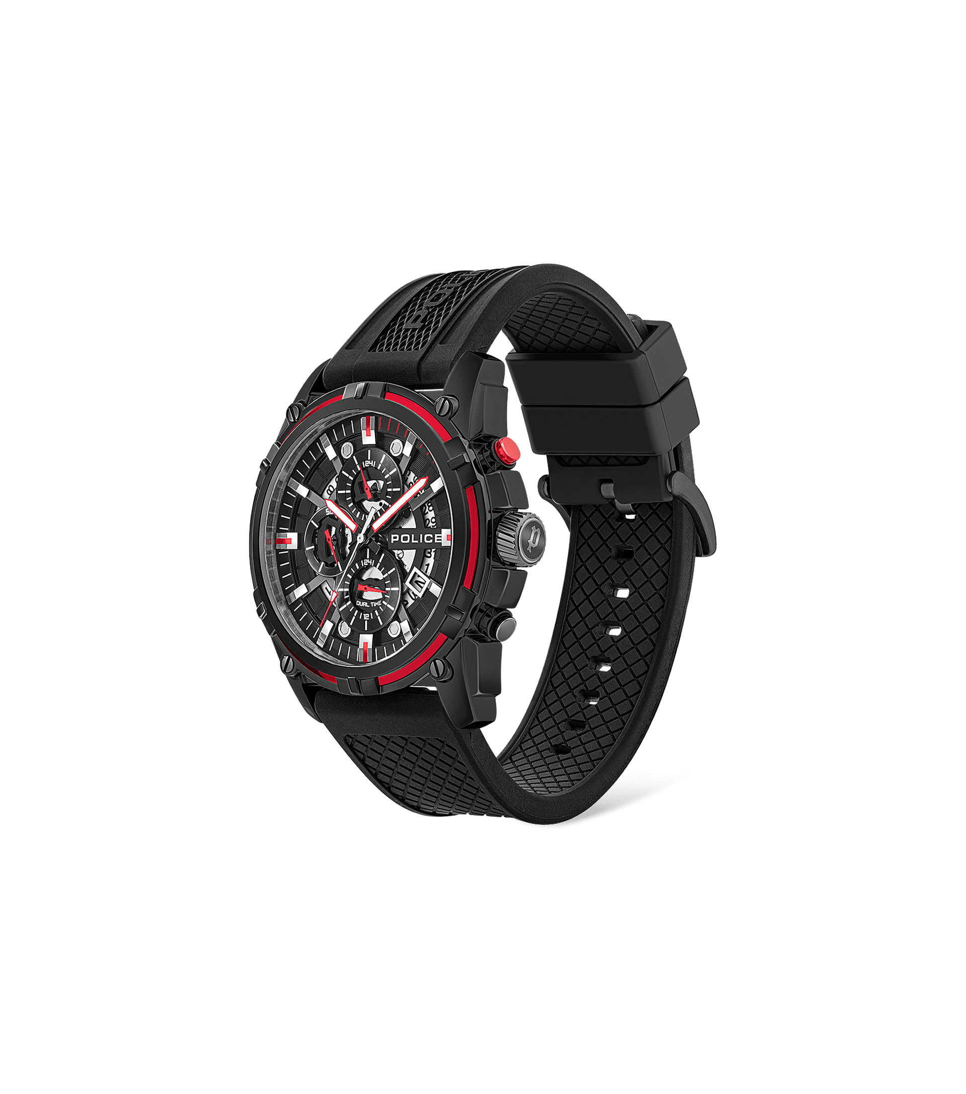 Police watches - Reloj Leptis Police Para Hombre Negro, Negro