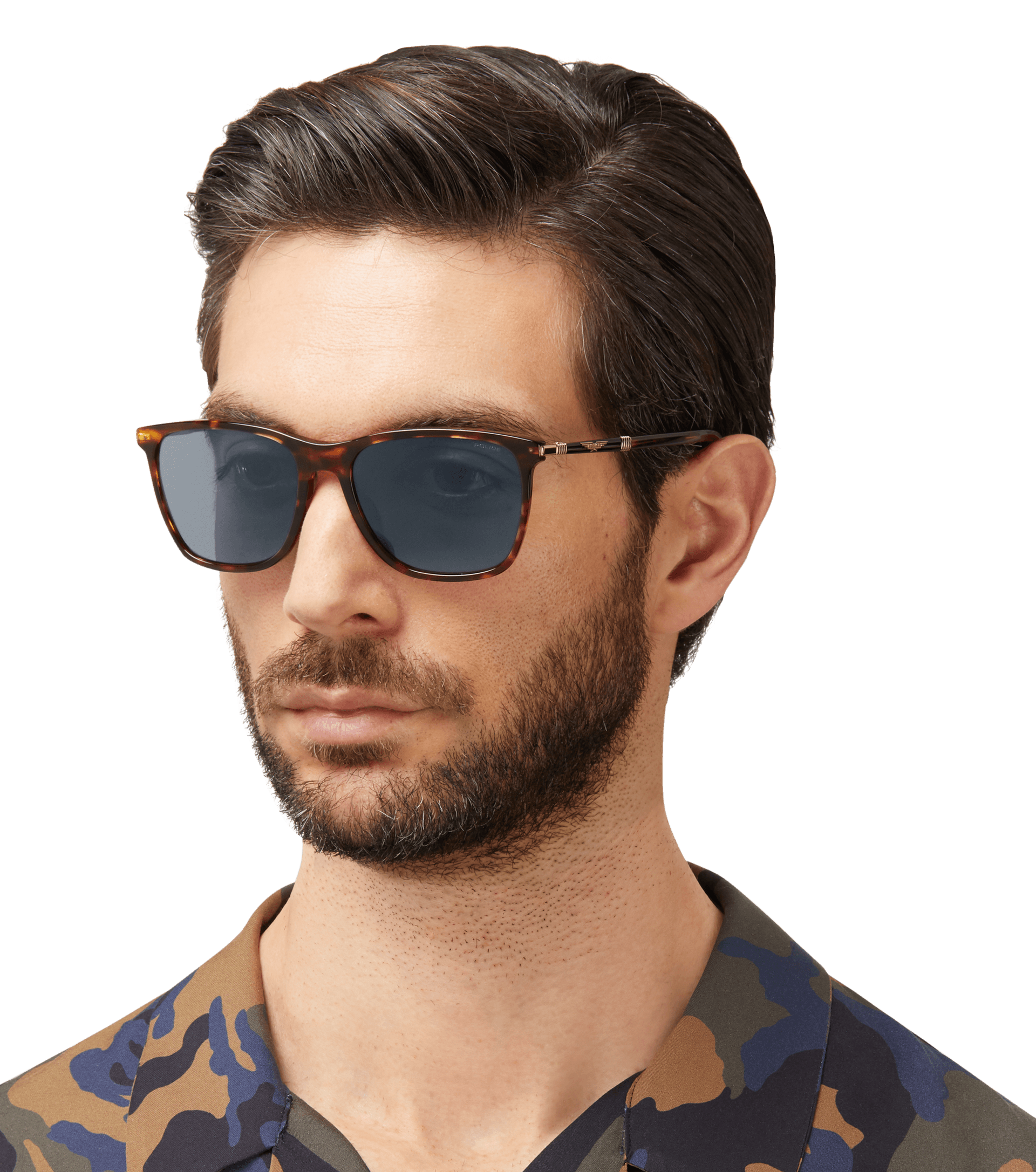 Police sunglasses - Origins 46 Man Sunglasses Police SPLD45 Black, Smoke