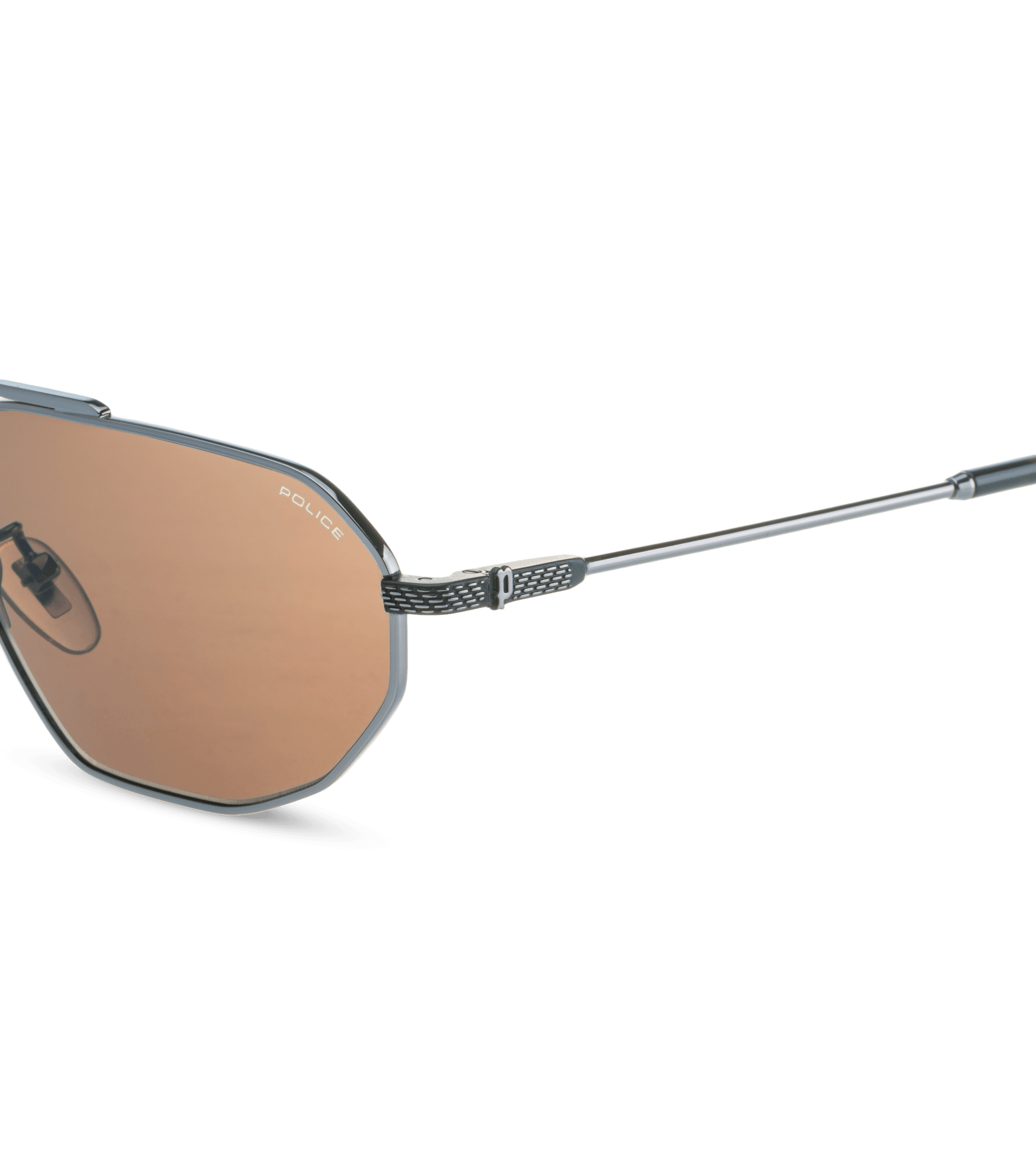 Police sunglasses - Octane 2 Man Sunglasses Police SPLF66 Brown, Smoke