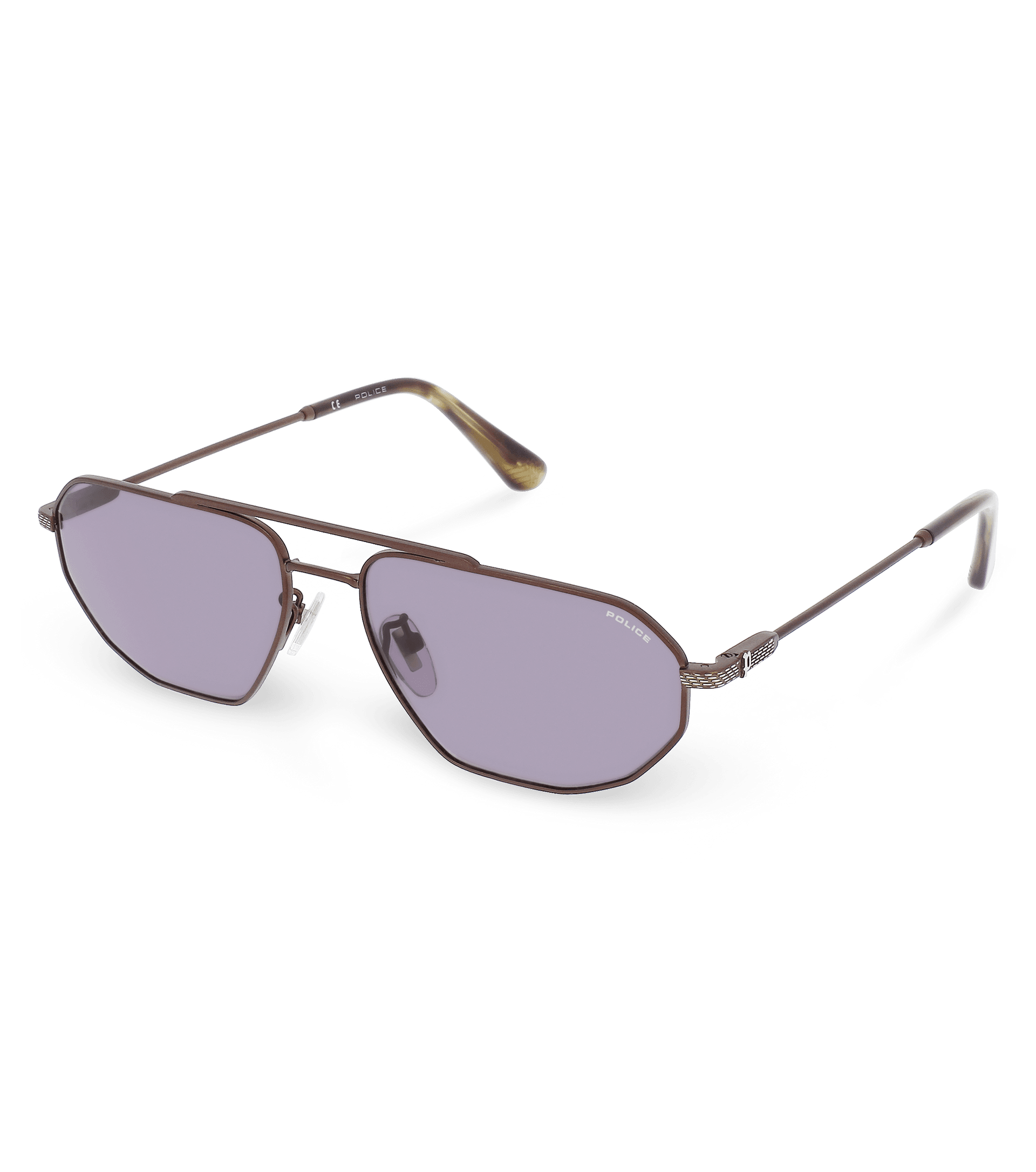 Octane 2 Man Sunglasses Police SPLF66 Brown, Smoke