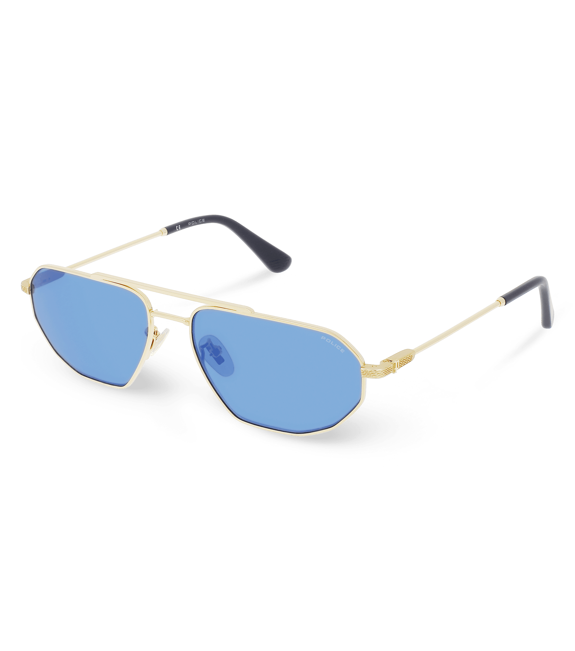 Police sunglasses - Ocean 2 Man Sunglasses Police SPLF16 Blue, Brown