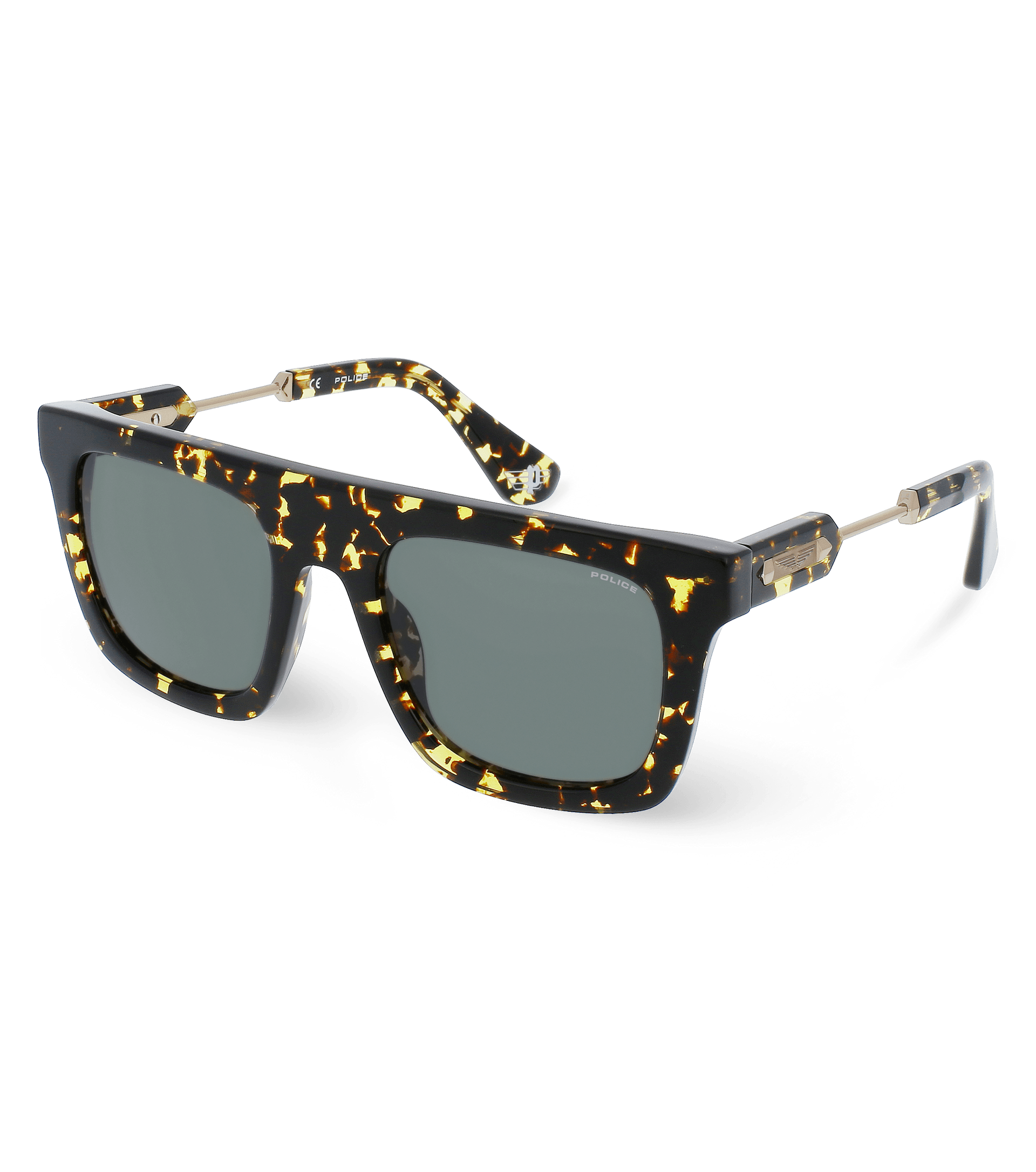 Police SPLF71 03GU Sunglasses Grey/Transparent