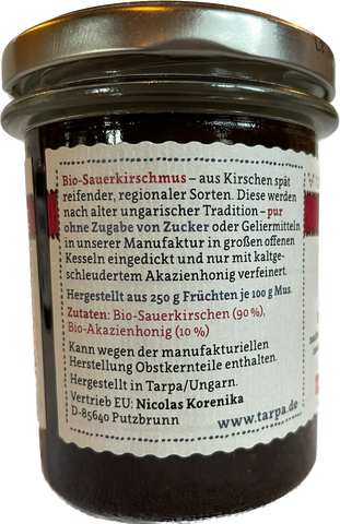 Bio Tarpa Sauerkirschmus