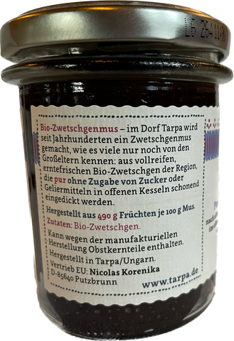 Bio Tarpa Zwetchgenmus