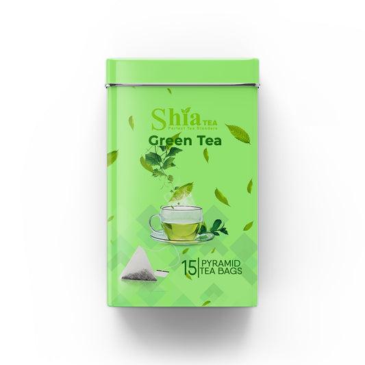 Lemon honey green Tea - staple free 25 Tea Bags – shiatea