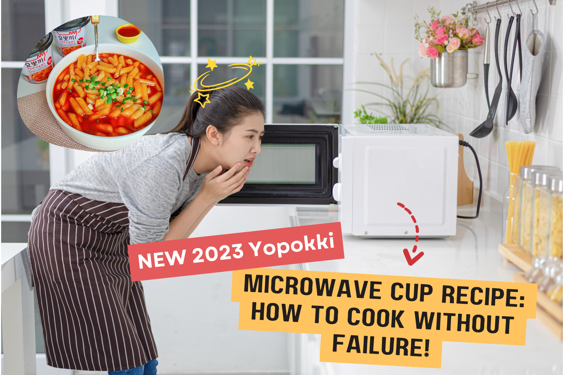  NEW 2023 Yopokki Microwave Cup Recipe: How to cook without failure!