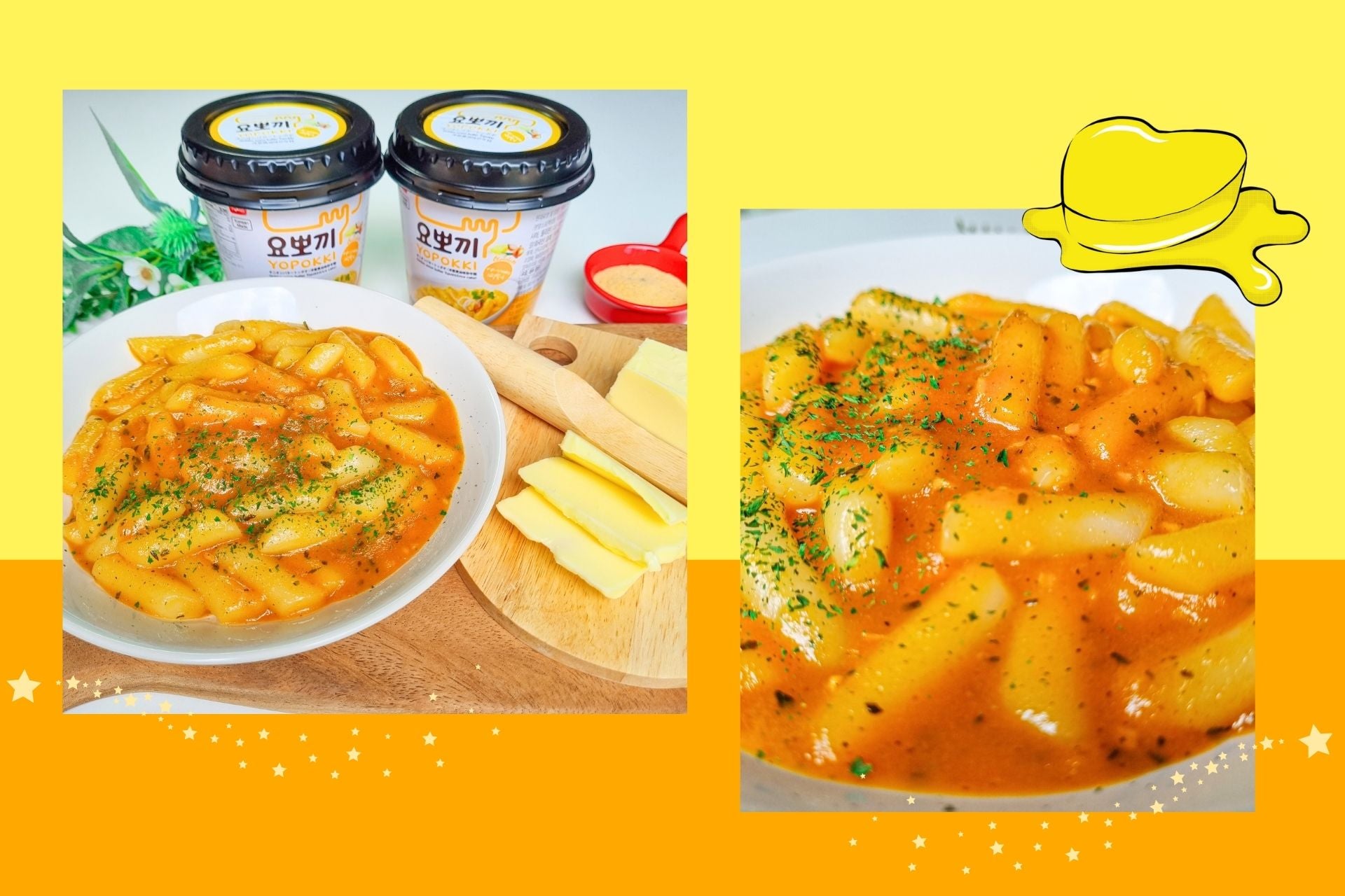 Yopokki-Traditional-Korean-food-Golden-Onion-Butter- Tteokbokki-Cup-Microwave-Recipe