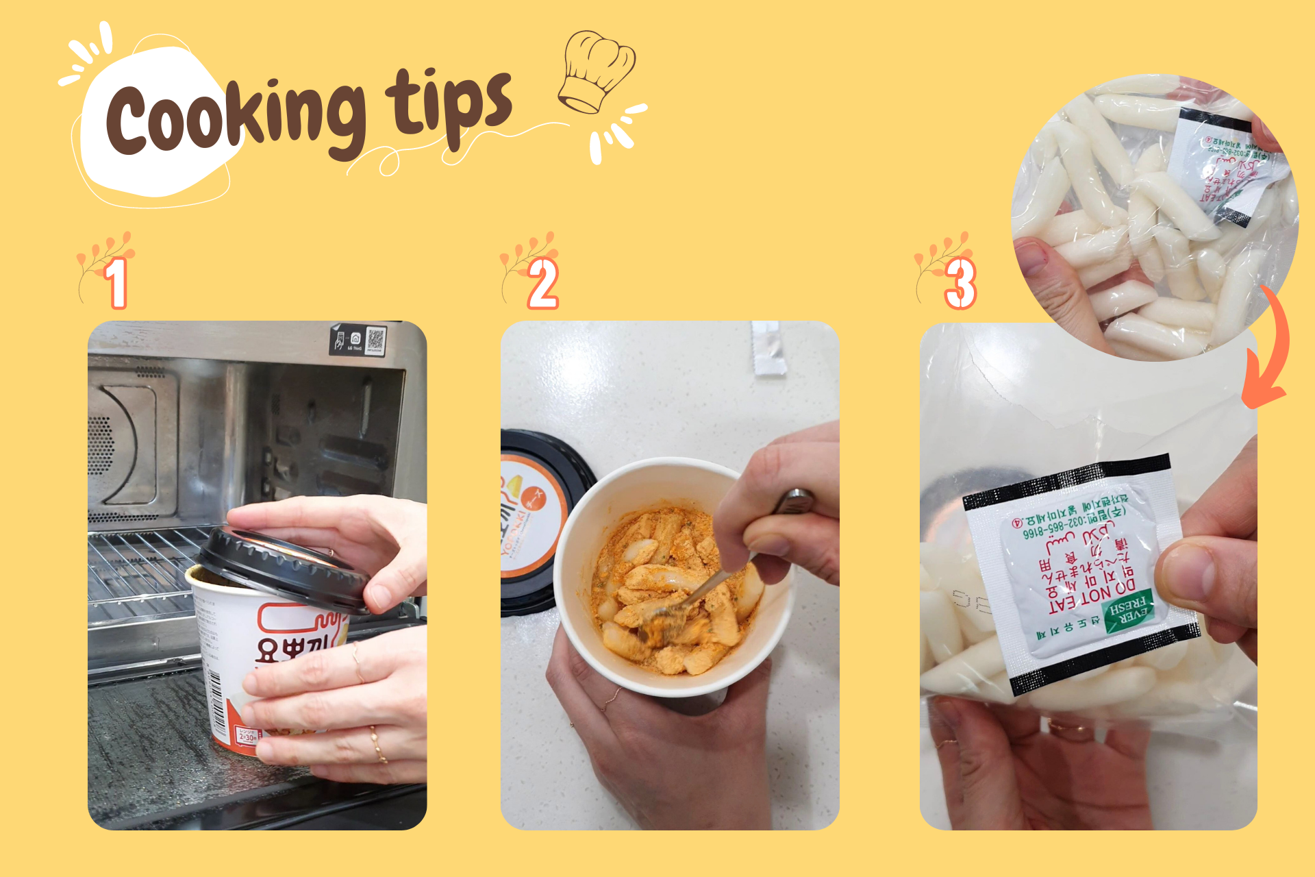 yopokki-cheese cup-recipe-cooking tip-3 kinds-Korean-tteokbokki