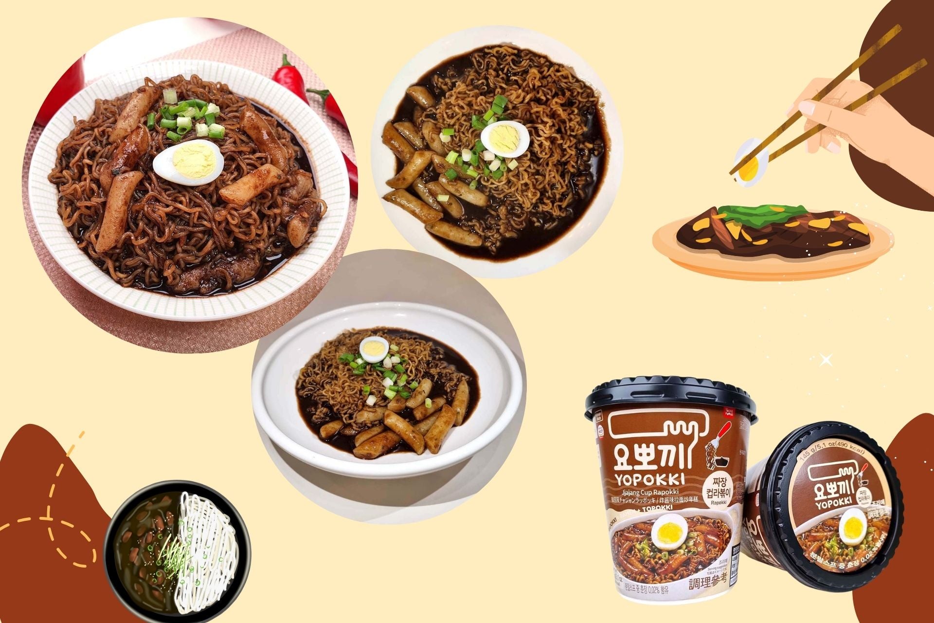 yopokki-jjajang-rabokki-cup-recipe-traditional-Korean-food-Microwave-Cup-Recipe