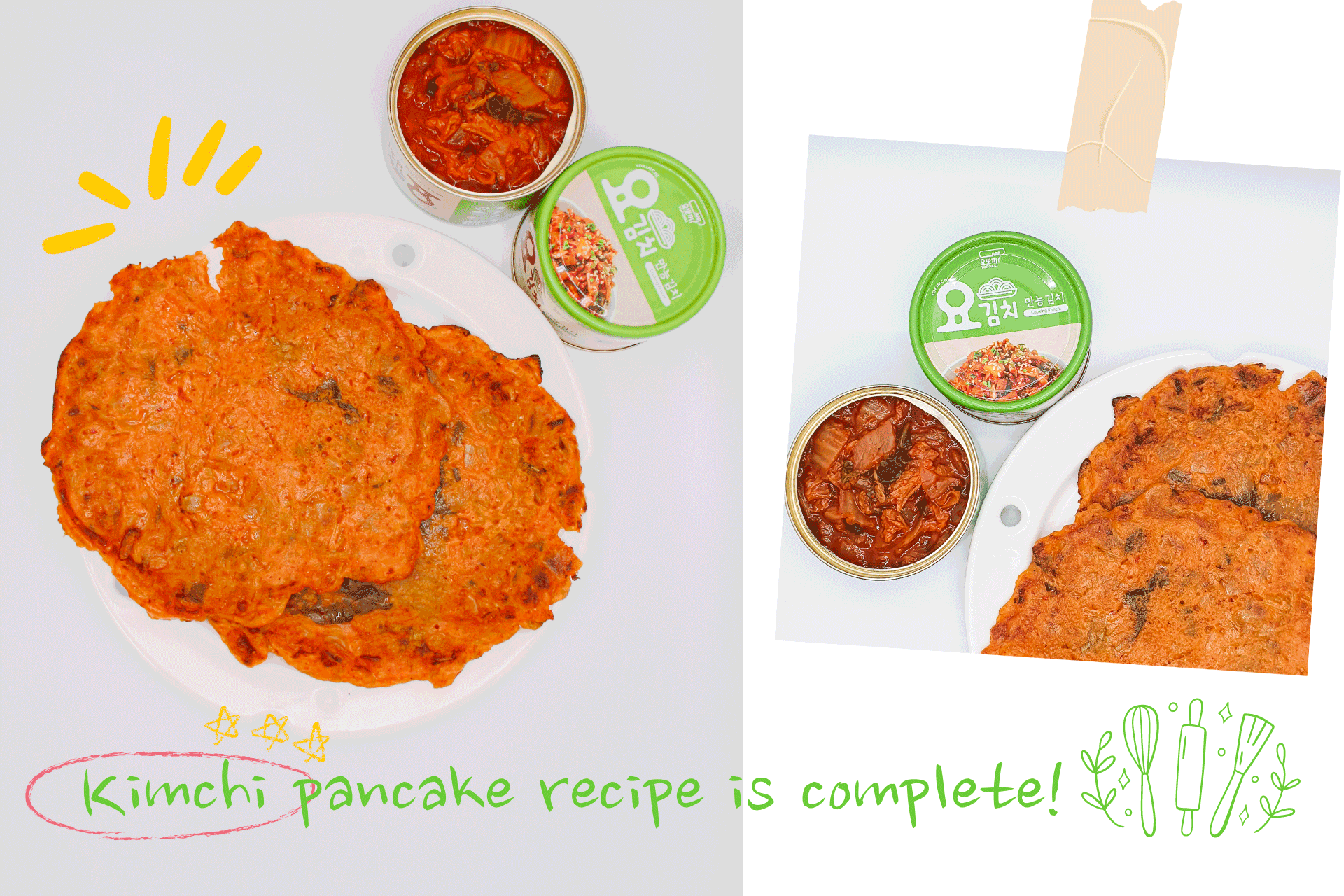 A-picture-of-kimchi-pancake-made-with-finished-kimchi 